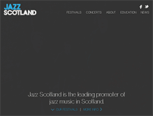 Tablet Screenshot of jazzscotland.com